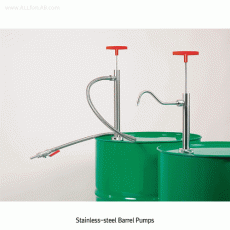 Burkle Stainless-steel Barrel Pump, Ideal for Flammable Liquid, 350 & 560㎖/stroke<br>With PTFE-Gasket, Immersion Tube Φ32mm, Use Anti-static set - Ideal for Flammable Liquid, <Germany-Made> 스텐레스 배럴펌프