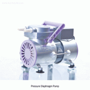 TJV® Vacuum/Pressure Diaphragm Pump “GM-0.20”, Oil-Less, ≥0.075Mpa, 250mbar, ≥30 Psi, 12 Lit/min<br>Ideal for Multi-purpose, 랩용 진공 펌프, 건식/다이아프램 펌프