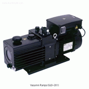 Ulvac Vacuum Pump “GLD-Series”, Direct Drive & Oil Sealed Rotary-type, 60·162·240·336 Lit<br>With Two-Stage, Installed Sludge Filter, 6.7×10-2, 6.7×10-1 Pa, 정밀 고급형 진공펌프, 직결형