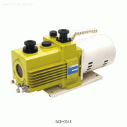 Ulvac® Anti-corrosive Vacuum Pump “GCD-series”, 6.7×10-2 Pa, 60~240 Lit/min<br>With Two-Stage, Direct Drive & Oil Sealed Rotary-type, 내부식성 정밀형 진공펌프, 직결형