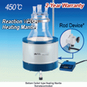 DAIHAN® Remotecontrolled Reaction Vessel Heating Mantle, Bottom Outlet-type, 450℃, 0.1~100Lit<br>For Reaction Vessel, with Nickel Chrome Heating Element, K-type Thermo-sensor Integrated, Option-Controller<br>반응조용 히팅맨틀, 조절기별도, K-type 온도센서 내장, Ni-Cr 열선내장, 자