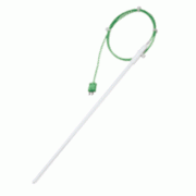 Cowie® K-type PTFE Encapsulated Stainless-steel Thermocouple Probe, -180℃+280℃<br>With Miniplug & PFA Insulated 1 & 2m Cable, <UK-Made> PTFE 내약품/내부식/청결형 온도 프로브