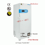 DAIHAN® -95℃~-65℃ SMART Multiuse ULT Freezer, DuoFreezTM Double Security,Ⅰ . Medicaluse &Ⅱ . Lab-use<br>Smart-LabTM with WiReTM App, Programmable & Monitoring System, CFC-free Refrigerant, 393·503·714·812Lit<br>Ideal for Secure Storage of Vaccine·Viruses·