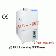 DAIHAN® -86℃~-65℃ Personal SMART Multiuse ULT Freezer, UniFreezTM Single Compressor,Ⅰ . Medicaluse &Ⅱ . Lab-use<br>Smart-LabTM with WiReTM App, Programmable & Monitoring System, CFC-free Refrigerant, Upright- & Under Bench-type, 25·82Lit<br>Ideal for Secu