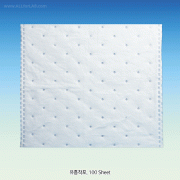 Oil Sorbent Pad, White, Special HPC, 48×43cm Sheet or 0.5×50m Roll, 3.5mm-thick<br>With Eco-friendly & Non-toxic, Strong Oil Absorption : Absorption of 10~20 times Own Weight, 오일흡착재