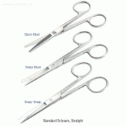 Hammacher® Premium Scissors, Rustproof Stainless-steel, L115~185mm<br>With 3-type Tips, Straight- & Curved-type, <Germany-Made> 프리미엄 연구용 가위, 독일제, 비부식