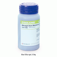 Desiccant Indicating-type Blue Silica-gel, Reagent-grade CP, Reusable, 5~10mesh, 0.5 & 1kg<br>Good for Desiccant-use of Foodstuff·Medical Supplies &c., Non-toxic, Odorless, 청색 실리카겔 건조제