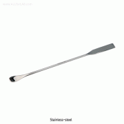 Bochem® Semi Micro Spoon-Spatula, L180~230mm<br>High Grade Stainless-steel & PTFE-coated, 표준형 스푼-스패츌러, 비자성/비부식