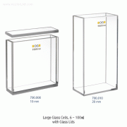 Large Glass Cells, 6~100㎖, with Glass Lids