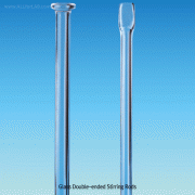 SciLab® DURAN glass Double-ended Stirring Rod, Φ6~Φ10mm, L200~L500mm<br>Useful for Crushing Clumped Powder and Solids, Borosilicate Glassα3.3