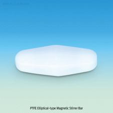 PTFE Elliptical-type Magnetic Stirrer Bar, for Round Bottom Flasks, -200℃+260℃, L20~41mm<br>Excellent for Chemical and Corrosion Resistance, for Lab & Industry, PTFE Elliptical-type 마그네틱바