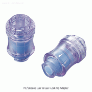 HSW® PC/Silicone Luer to Luer-Lock Tip Adapter, Conversion-type, 루어락 팁 어댑터