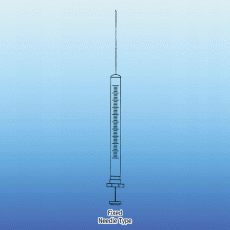 SGE® Gas Tight Micro Syringe, Fixed Needle·Removable Needle·Fixed Luer Lock-type, 10~500㎕ & 1~100㎖<br>Made of Borosilicate Glass, 가스 타이트 시린지
