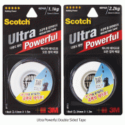 3M® Scotch® Ultra Powerful Double Sided Tape, High-adhesion, Acrylic Foam, White<br>“UP115” & “UP213” w12 & 24mm, Strong Bonding, 초강력 폼 양면테이프