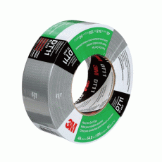 3M® 48mm×L55m Cloth Tape “DT-11”, PE Coated with Rubber adhesive<br>For Industrial Heavy-duty, 0.27mm-thick., Silver, “DT-11” 덕트용 강력 면테이프