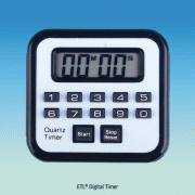ETL® Digital Timer/Stopwatch, 100min 39sec, 1sec~99min 99sec<br>With Count-Up/Down, 타이머/스탑워치
