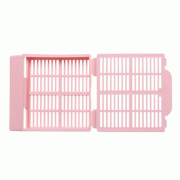 Simport® Histosette®Ⅰ One-piece Tissue Cassette, 30° Angle, Attached Lid, h7.1mm<br>Not Suitable for Automated Printers, Made of Acetal, 커버 일체형 티슈 카세트, 자동화장비에 사용불가