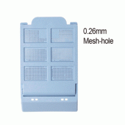 Simport® Microsette ®Ⅰ 0.26mm Mesh-hole Biopsy Cassette, Attached Lid, h6.8mm<br>Suitable for Most Labeling Instruments, 45° Angle, Acetal, <Canada-Made> 0.26mm 메쉬홀 바이옵시 카세트