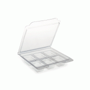 Simport® Paraffin Block Mailer, for All Regular Tissue & Biopsy Cassettes, 6 Compartments<br>Made of PVC, with Attached Cover, 파라핀블록 메일러, 커버 일체형