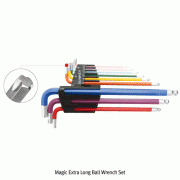 9Pcs 매직 엑스트라 롱볼렌치 세트, Magic Extra Long Ball Wrench Set / 9Pcs. 1.5~10mm