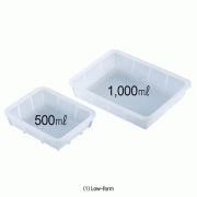 0.5·1·1.2Lit Silicone Rubber Tray, Good for Foodstuff, Durable Construction, Translucent<br>Excellent Resistance to Chemical & Heat(220℃), Autoclavable & Microwaveable, 실리콘 트레이