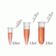 Biofil® 0.5~2.0㎖ Low Protein Binding Microcentrifuge Tube, PP, Sterile, Max. 30,000 RCF<br>Optimized for Protein Analysis, Lid Sealed Lock, 단백질 분석용 마이크로 원심관, 멸균형