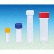 WisdTM PP 1.8~30㎖ Multiuse Sample/Transport Tubes, Conical Self-standing Bottom<br>With Leakproof Screwcap, Autoclavable, 다용도 샘플 튜브