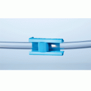 DURAN® Plastic Tubing Clamp, POM for up to O.D 4.5~14mm Tubes<br>With Color Code, KT-model, KECK® 플라스틱 튜빙-클램프