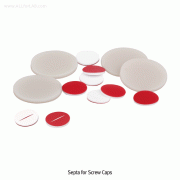 SciLab® Φ8~24mm Pre-Slit Septa, for Screwcaps, 스크류 캡용 셉타