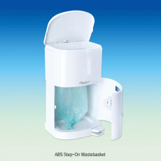 ABS Step-On Wastebasket, with Foot Operated Lid, 9·14·16·22·37 Lit<br>Must be used with Trash Bags, Includes 1Roll of Trash Bag, 페달 개폐식 휴지통, 전용 쓰레기봉투(필수)