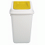 PP Wastebasket with Swing Lid, Robust, Easy to Use, 10·25·35 Lit<br>Easy Clean, Multi-use, Color Random, -10℃+120℃, 뚜껑 회전형 휴지통